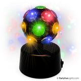 Partyfun lights lampe de table mini boule disco rotative