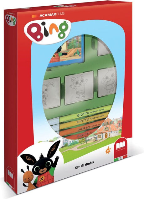 Ensemble de timbres multiprint Bing avec 4 timbres