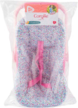 Corolle poupées porte bébé fleurs baby doll 36cm jouet rose.