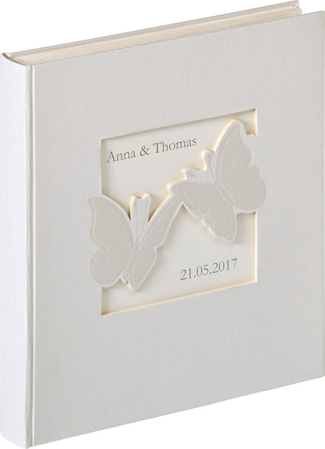 Walther uh-201 farfalla - album de mariage - taille 28x30,5 cm - nacre