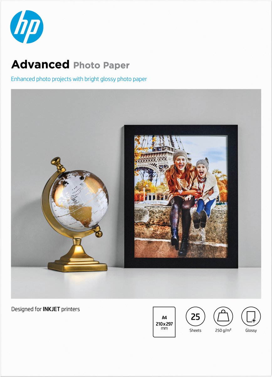 HP Q5456a avancé - papier photo brillant 250g A4