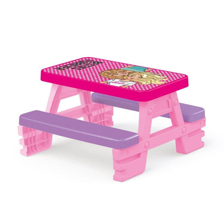 Table de pique-nique Dolu barbie 79x69x42 cm rose violet