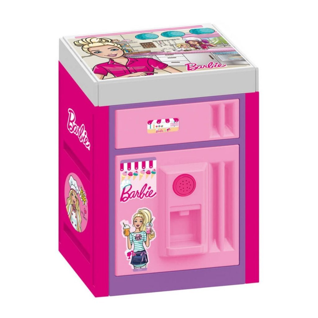 Dolu barbie frigo + son rose violet