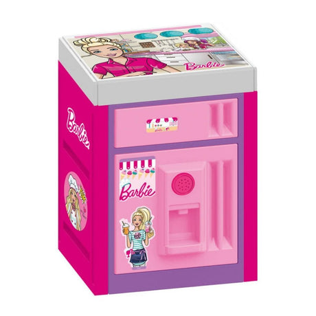 Dolu barbie frigo + son rose violet