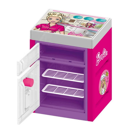 Dolu barbie frigo + son rose violet