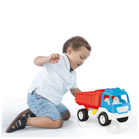 Dolu fisher price camion benne blanc bleu rouge