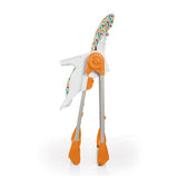 Dolu fisher price chaise haute de luxe 105x57x87 cm blanc orange