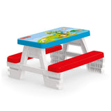 Table de pique-nique Dolu fisher price rouge blanc bleu