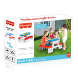 Table de pique-nique Dolu fisher price rouge blanc bleu