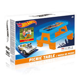 Table de pique-nique Dolu hotwheels bleu orange
