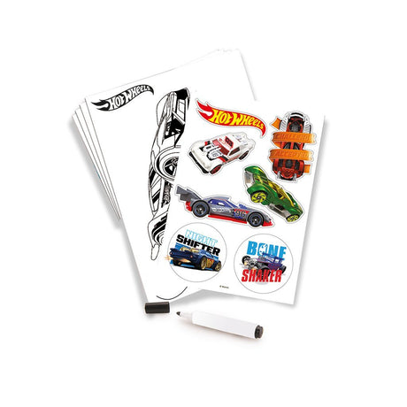 Planche à dessin Dolu Hot Wheels bleu orange