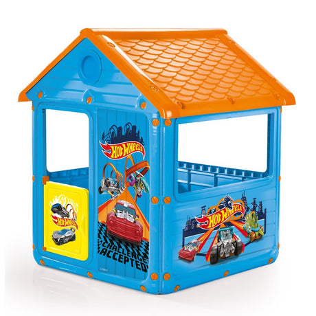 Dolu hot wheel maison de jeu 125x100x104 cm bleu orange