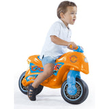 Dolu hotwheels moteur en marche bleu orange