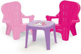 Table et chaises rose licorne Dolu