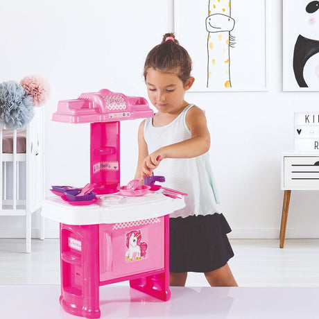 Dolu mon premier set de cuisine licorne rose