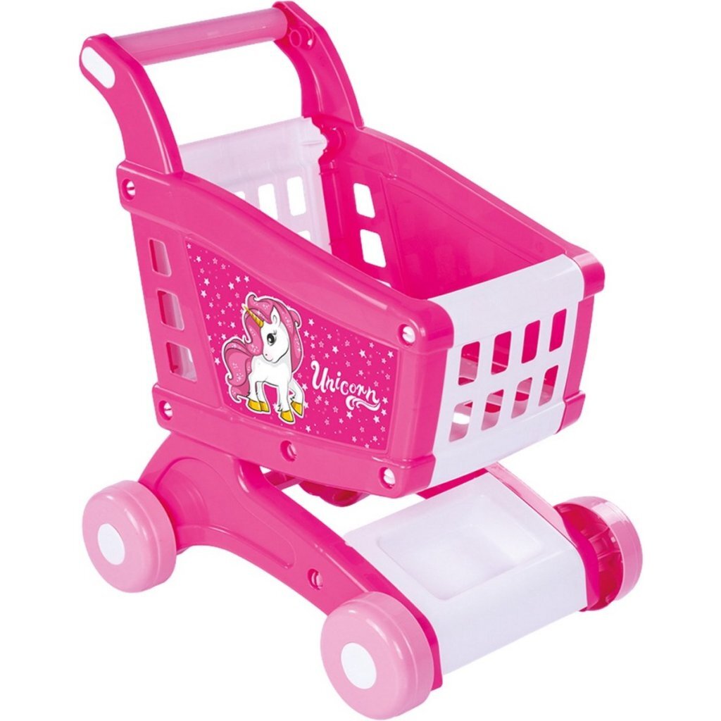 Chariot de courses Dolu Licorne rose