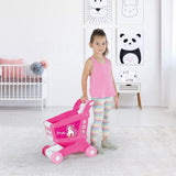 Chariot de courses Dolu Licorne rose
