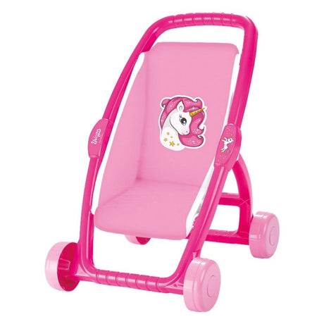 Poussette licorne Dolu rose