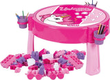 Table d'activités licorne Dolu comprenant 100 blocs