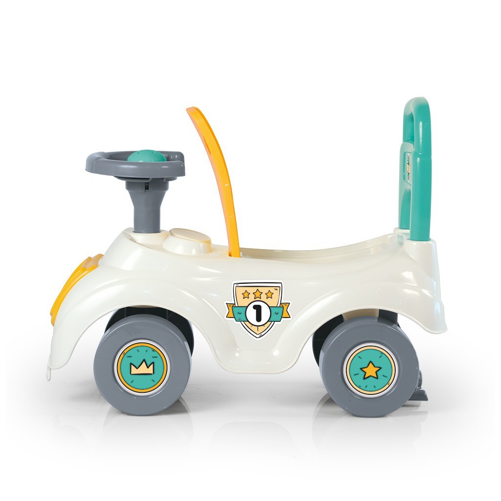 Voiture de marche Dolu blanc vert jaune