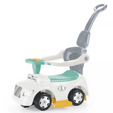 Porteur Dolu 3en1 avec poignée + klaxon blanc bleu gris jaune