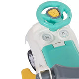 Porteur Dolu 3en1 avec poignée + klaxon blanc bleu gris jaune