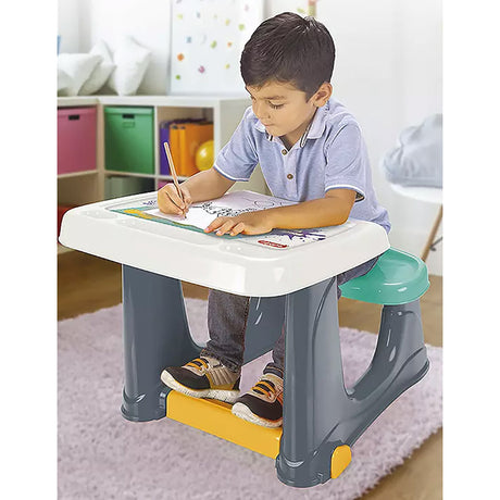 Dolu 2663 bureau pour enfant 50x77x57 gris bleu blanc
