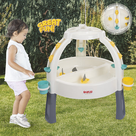 Dolu 2674 nappe phréatique fontaine avec accessoires blanc gris