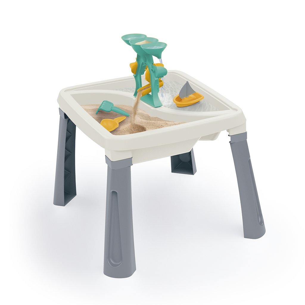 Table à eau Dolu sable + accessoires blanc gris