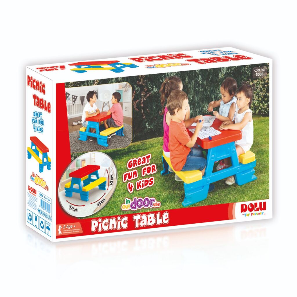 Table de pique-nique Dolu 43x77x71 cm