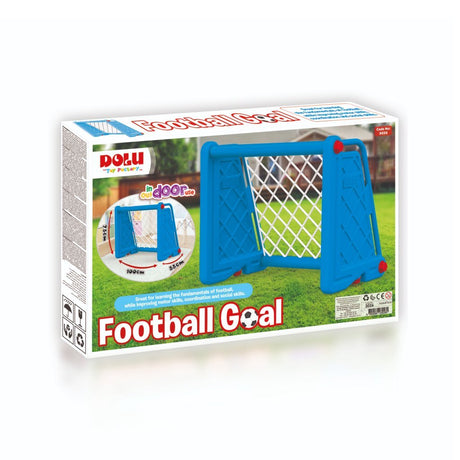 But de football Dolu 100x75x55 cm bleu