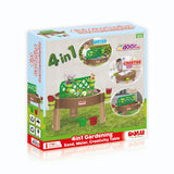 Dolu 3076 table de jeu de jardin 4en1 80x80 cm