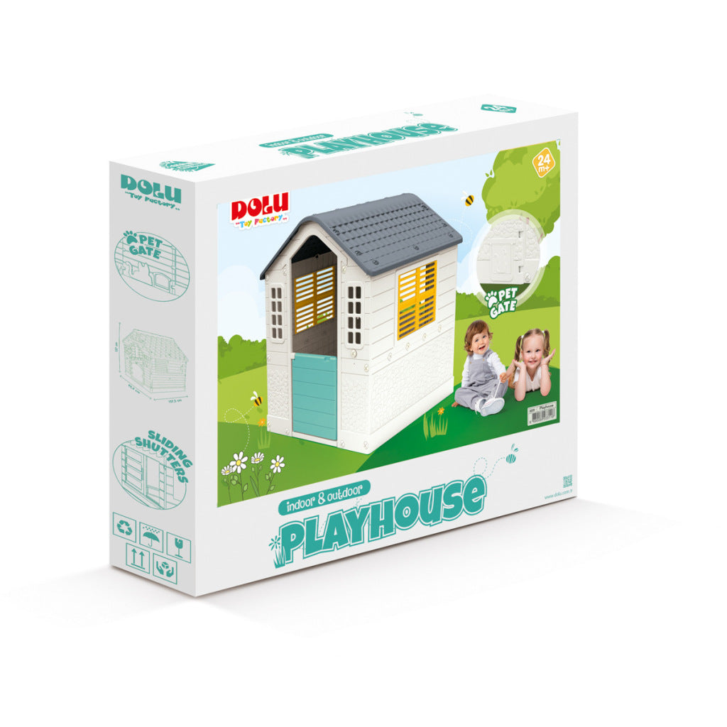 Dolu Dolu 3311 Playhouse White Blue Yellow