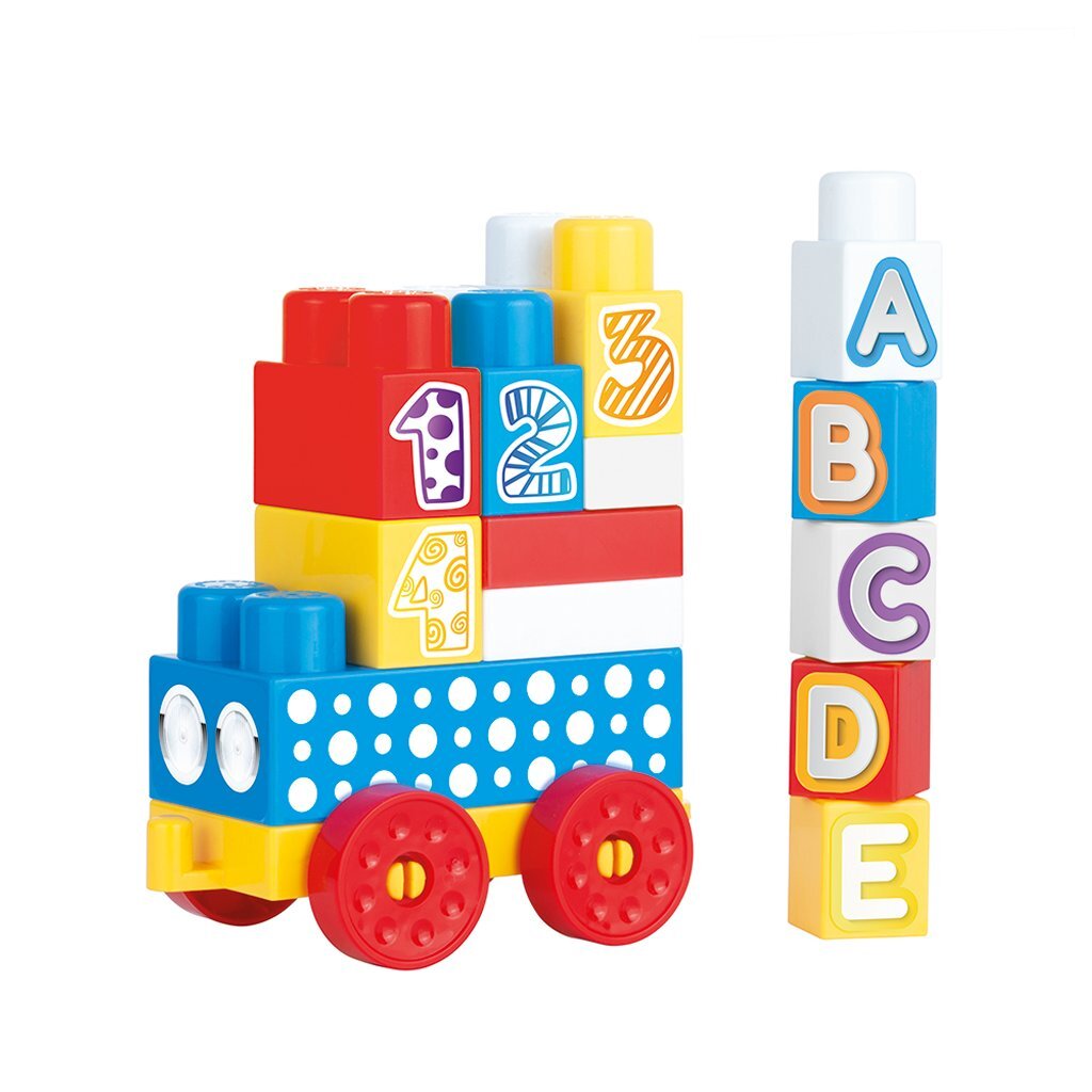 Train à blocs Dolu avec 20 blocs