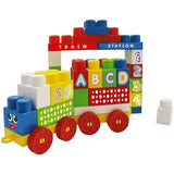 Train à blocs Dolu avec 45 blocs