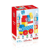 Train à blocs Dolu avec 25 blocs