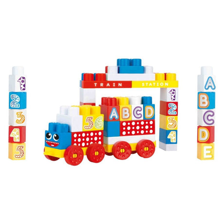 Train à blocs Dolu avec 50 blocs