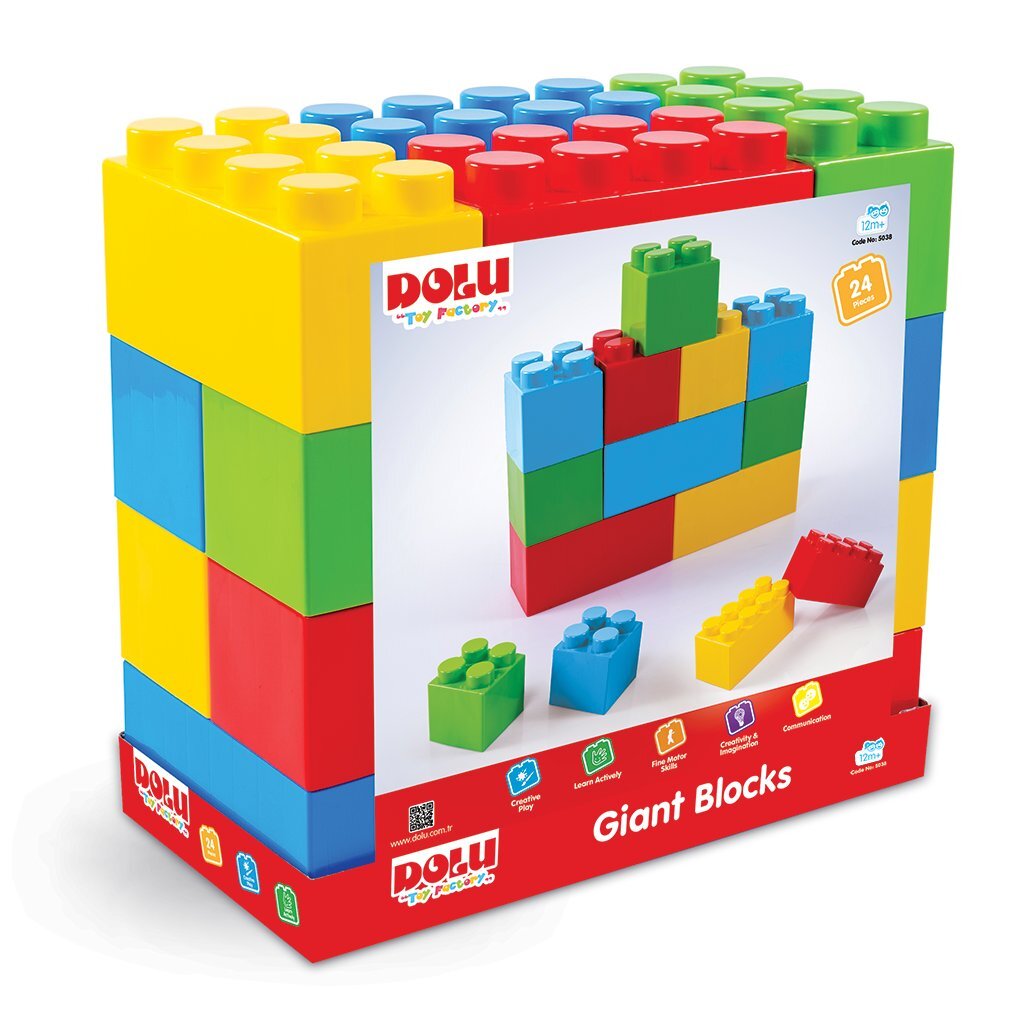 Blocs géants Dolu 24 pièces