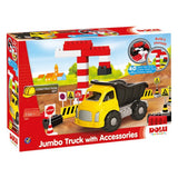 Camion de chantier Dolu jumbo avec accessoires 40 pièces