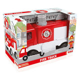 Camion de pompier Dolu rouge blanc