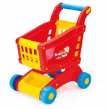 Carro de compras dolu 50x31x43 cm de color amarillo rojo