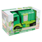 Camion poubelle Dolu 43 cm vert