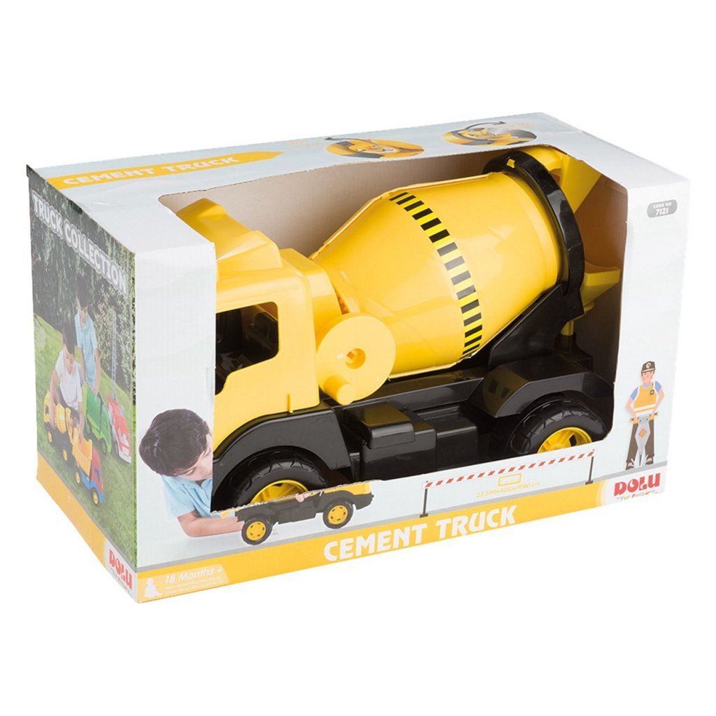Bétonnière Dolu jaune noir