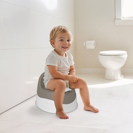 Dolu ma première toilette apprentissage pot pierre gris
