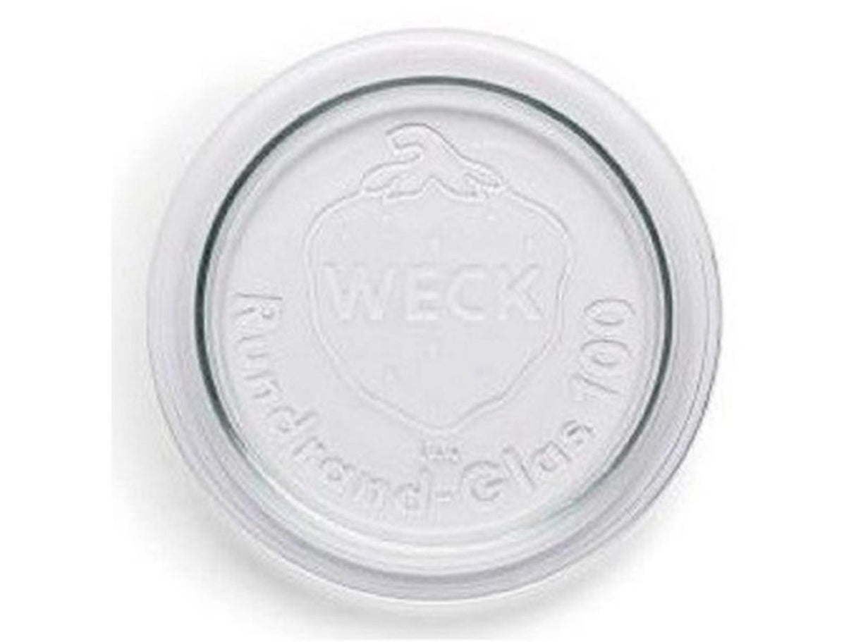 Weck couvercle bord rond verre 100