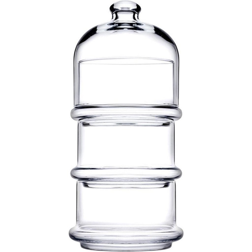 Autres marques pa?abah ccedil;e pot de rangement tour en verre 26x11,8 cm