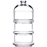 Autres marques pa?abah ccedil;e pot de rangement tour en verre 26x11,8 cm