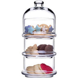 Autres marques pa?abah ccedil;e pot de rangement tour en verre 26x11,8 cm
