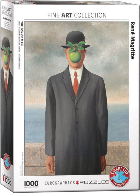 Eurographics - le fils de l'homme [le fils de l'homme] - rené magritte - 1000 pièces 48×68cm (l×h) - puzzle d'art