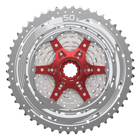 Cassette Sunrace CSMX8 11 VITESSE 11-42 dents en argent dans la boîte